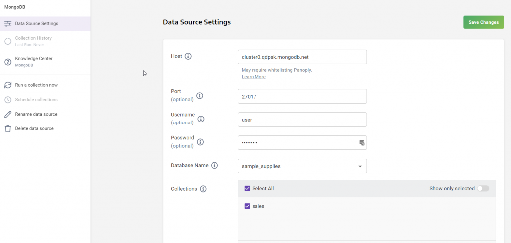 Add a data source in Panoply